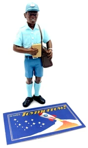 Lakeshore African American Mailman Mail Carrier Community Helper 5" Figure - Picture 1 of 1