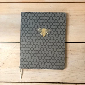 Eccolo NWOT Gold Bee 256 Page Journal 8x10 - Picture 1 of 9