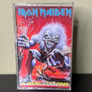 IRON MAIDEN - A Real Live One - Cassette Tape Rock And Roll 1993 - Picture 1 of 11