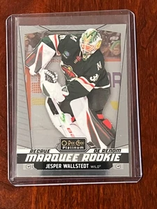 Jesper Wallstedt #204 RC Marquee Rookie2024-25 O-Pee-Chee Platinum - Picture 1 of 2