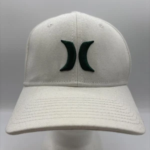 New Era Hurley Green Logo Embroidered Men’s White HC39Thirty S/M Stretch Fit Hat - Bild 1 von 8