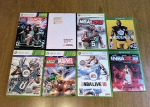 HUGE Lot of 8 XBOX 360 & XBOX ONE Video Games CIB Instant Collection! Good Cond! - Picture 1 of 18