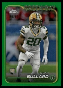 2024 Topps Chrome Javon Bullard rifrattore verde /99 #284 Green Bay Packers - Foto 1 di 2