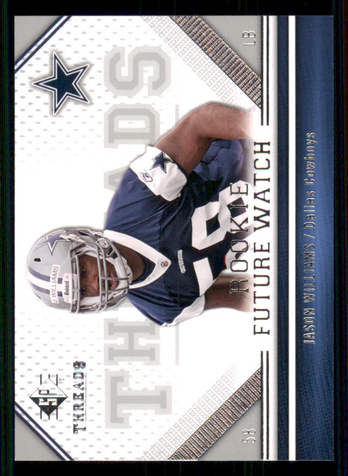 2009 SP Threads #149 Jason Williams RC - Image 1 of 2