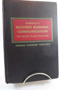 1955 Babenroth's Modern Business Communication Book Sales Mid Century Grammar - Picture 1 of 8