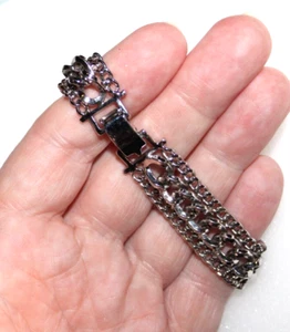 Bracelet Sarah Coventry Silver Multi Chain Retro SIGNED Vintage Estate RARE - Picture 1 of 5