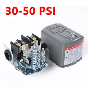 30-50 PSI Adjustable Well/Water Pump Pressure Control Switch Double Spring Pole - Picture 1 of 11