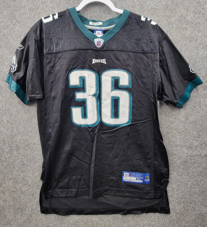 Футболка Reebok NFL Football Philadelphia Eagles Brian Westbrook 36 черная молодежная размер XL - Изображение 1 из 4