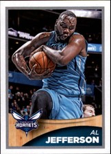 2015-16 Panini Stickers Charlotte Hornets Basketball Card #158 Al Jefferson