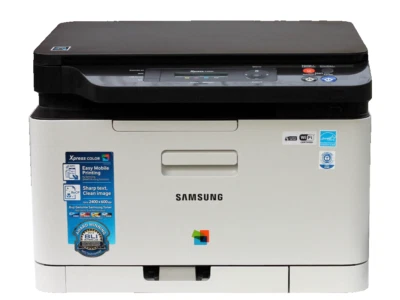 SAMSUNG Xpress C480W Multifunktion WLAN Farblaser Drucker Scanner LAN mit Toner - Bild 1 von 4