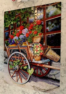 Cardinal Puzzle "Peddlin' Posies" von Mary Irwin 500 Teile 18 Zoll x 24 Zoll - Bild 1 von 3
