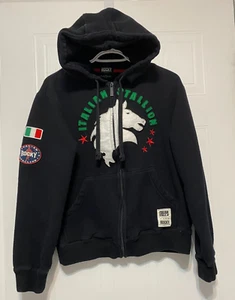 Marc Ecko Rocky Italian Stallion Full Zip  Hoodie Sweatshirt Size Med - Bild 1 von 6