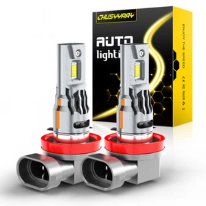 For Mercedes W211 W212 W164 W221 2x Xenon White H11 H8 LED Fog Light Bulbs DRL - Picture 1 of 13