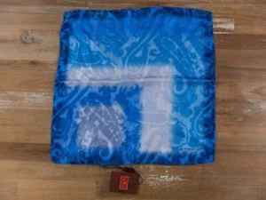 ETRO Milano Azul y Blanco Paisley Estampado Seda Bolsillo Pañuelo Auténtico Nuevo Con Etiquetas Diseñador - Imagen 1 de 4