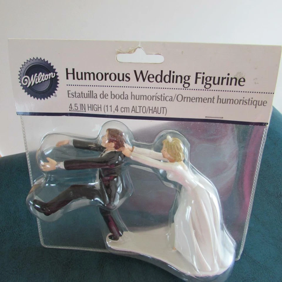 Decoración de pastel de boda humorística Wilton 2009 (nuevo en caja) Foto 1 de 1