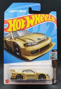 Hot Wheels Liberty Walk LB Super Silhouette Nissan Silvia S15 Diecast Car Gold - Picture 1 of 5