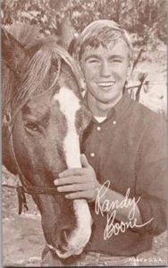 RANDY BOONE 1942~ TV ACTOR "THE VIRGINIAN" ref: MCTBK 005 - Picture 1 of 1