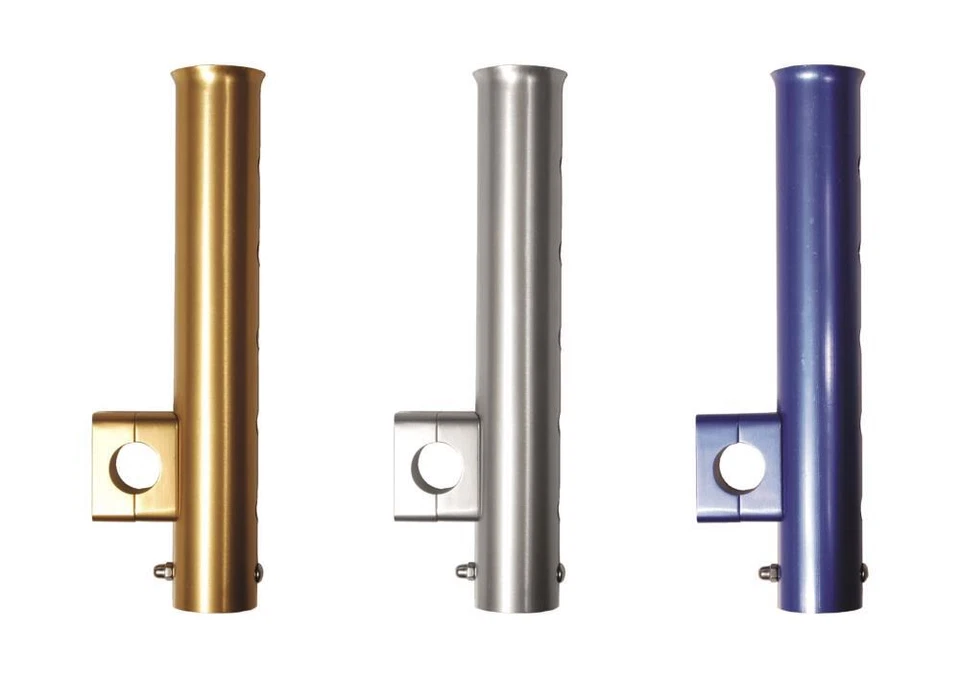 Wiggler Aluminium Bootsrutenhalter Länge 25cm Reling-Rutenhalter Durchmesser 4cm - Bild 1 von 1