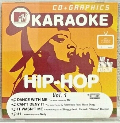 Karaoke Hip-Hop MTV Vol.1 Authentic 'Singing Machine' CD & G Near Mint - Image 1 of 3