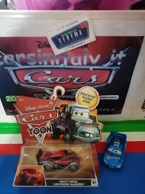 Heavy Metal Saetta McQueen #41 - Cars Carstoon 2010 Bl. Mattel 1/55 metal RARO - Immagine 1 di 4
