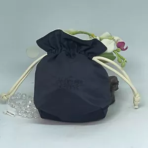 Cle De Peau Beaute Cosmetic Makeup Accessories Drawstring Pouch Bag - Black - Picture 1 of 8