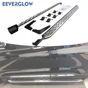 Side Steps Running Boards Nerfbar Step Platform Fit for 2020-2023 Ford Explorer - Picture 1 of 8