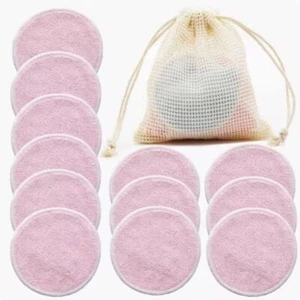 12Pcs/Pack Reusable Makeup Remover Pads Make up Removal Wipes Facial Cleaning - Picture 1 of 18