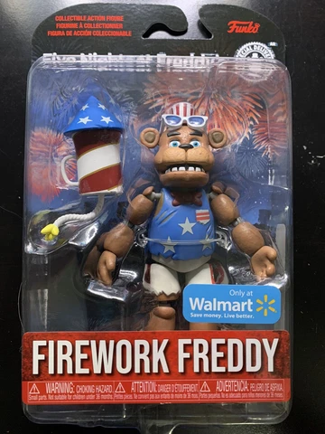 Five Nights at Freddy’s 🔥 FIREWORK FREDDY 🔥 Walmart Exclusive Action Figure 🔥 Cover