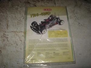 RC CEN TR4-4WD Kit Istruzioni Carta Bianca (1) Nuovo - Foto 1 di 2