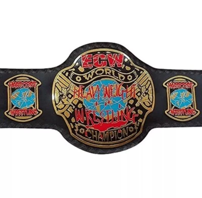 Cinturón réplica ECW Campeonato Mundial de Lucha Pesada 4 mm Foto 1 de 4