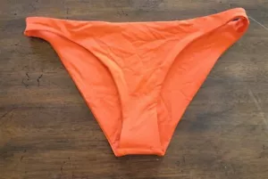 NUEVO SIN ETIQUETAS L*Space M Camacho Bikini Clásico Parte Inferior de Natación POP Naranja 123710 - Imagen 1 de 5