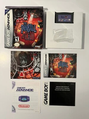 The Pinball of the Dead THQ Nintendo Game Boy Advance GBA CIB W/ Manual & Poster - Image 1 of 4
