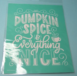 Pumpkin Spice Chalk Couture Stencil 183142 NIP - Picture 1 of 1