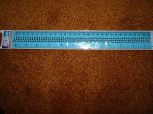 INKOLOGY GLAM ROCKS RULER WITH BLING LIGHT BLUE - Picture 1 of 4