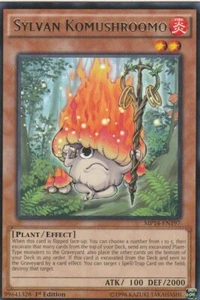 YUGIOH CARD SYLVAN KOMUSHROOMO MP14-EN197 1ST EDITION - Picture 1 of 1