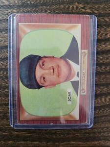 1955 BOWMAN HANK SOAR 279 RARE HIGH NUMBER VG BASEBALL UMPIRE