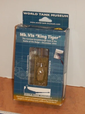 MUSEO MUNDIAL DE TANQUES MK.VIB 2006 tanque alemán King Tiger Segunda Guerra Mundial, 1:144, Kaiyodo, nuevo en caja Foto 1 de 2