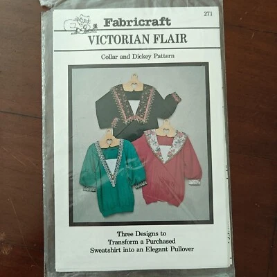 Fabricraft Victorian Flair Collar & Dickey Pattern 271 - Elegant Sweatshirt - Image 1 of 4