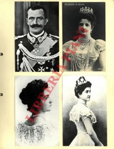 Königsfamilien: Italien. Savoyen: Vittorio Emanuele III, Elena, Söhne und Enkel. - Bild 1 von 1