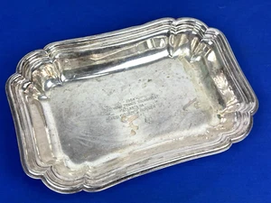 1954 Trophy Tray "Southern Tennis Tournament, Atlanta GA, Runner Up" Silverplate - Picture 1 of 11