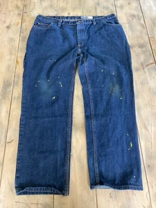 Carhartt FR Jeans Mens 42x32 Flame Resistant Blue Denim Work Wear Oil Field - Picture 1 of 12