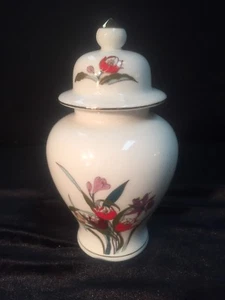"JARRA DE JENGIBRE 6" KUTINA JARDÍN IMPERIAL BORDE DORADO Incluso En Flores De Colección Japón - Imagen 1 de 12