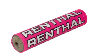 Almohadilla de barra Renthal Supercross 10 pulgadas/240 mm vintage rosa negro blanco - Imagen 1 de 1