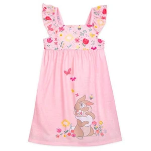 Disney Bambi's Miss Bunny Pink Floral Butterfly Nightgown - Picture 1 of 3