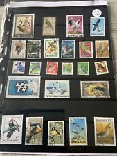 40 World Postage Stamps - Birds - Grade Good To Very Good to Fine - Lot 184