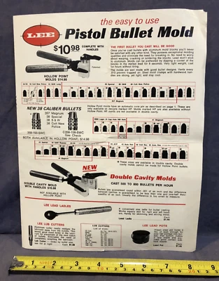 Folleto de ventas de equipos de recarga Lee Precision, Inc Foto 1 de 4