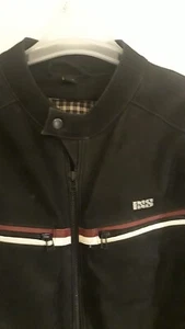 IXS Cafe Racer Biker Motorcycle jacket mens large padded black - Picture 1 of 9