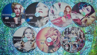 MADONNA Music Video Anthology 1982 to 2021 7 DVD Set (152 Vids) 14 Hrs Madame X - Image 1 of 4