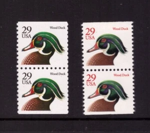 US USA 1991 Wood Duck set MNH mint stamps from booklet - Picture 1 of 1