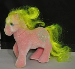 Occhiali da sole al neon Shady So Soft Ponies vintage anni 80 fuzzy MLP My Little Pony G1 - Foto 1 di 8